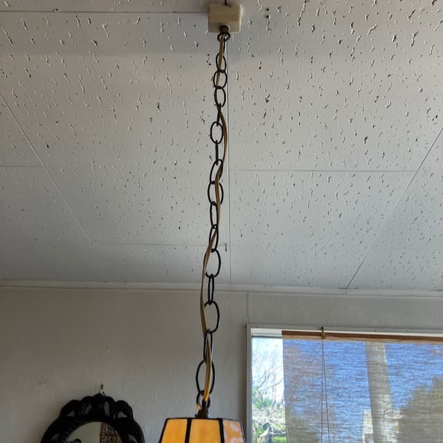 ヴィンテージ ステンドグラス 吊り下げ 照明 ランプ ライト ペンダントライト