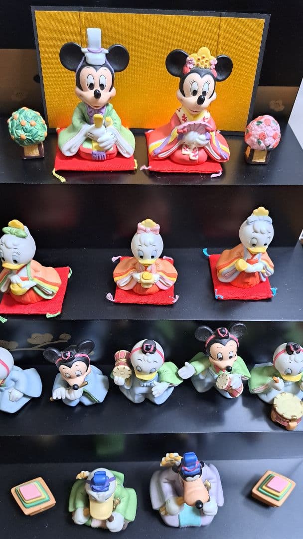 チップとデールもいます　ディズニー　雛人形　5段飾り　お雛様　ひな祭り