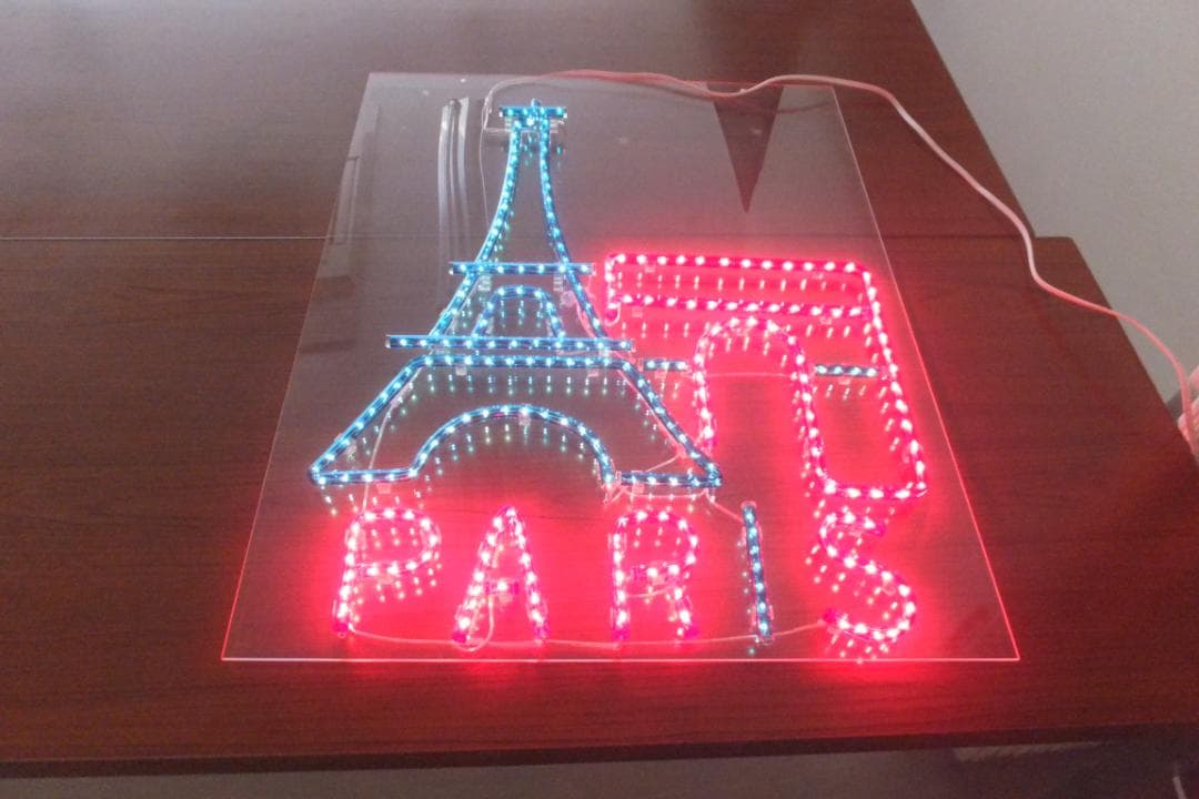 ネオン管（本物）PARISエッフェル塔