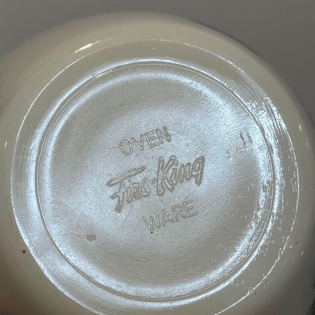 ファイヤーキング Fireking ミルクガラス アメリカ ビンテージ