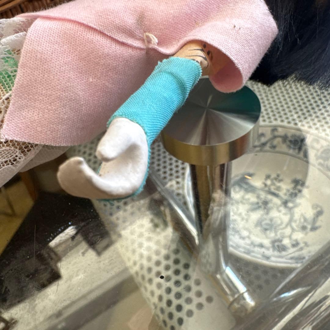 特級呪物⁉︎ 曰くなし？　日本人形 ピンクと青の衣装