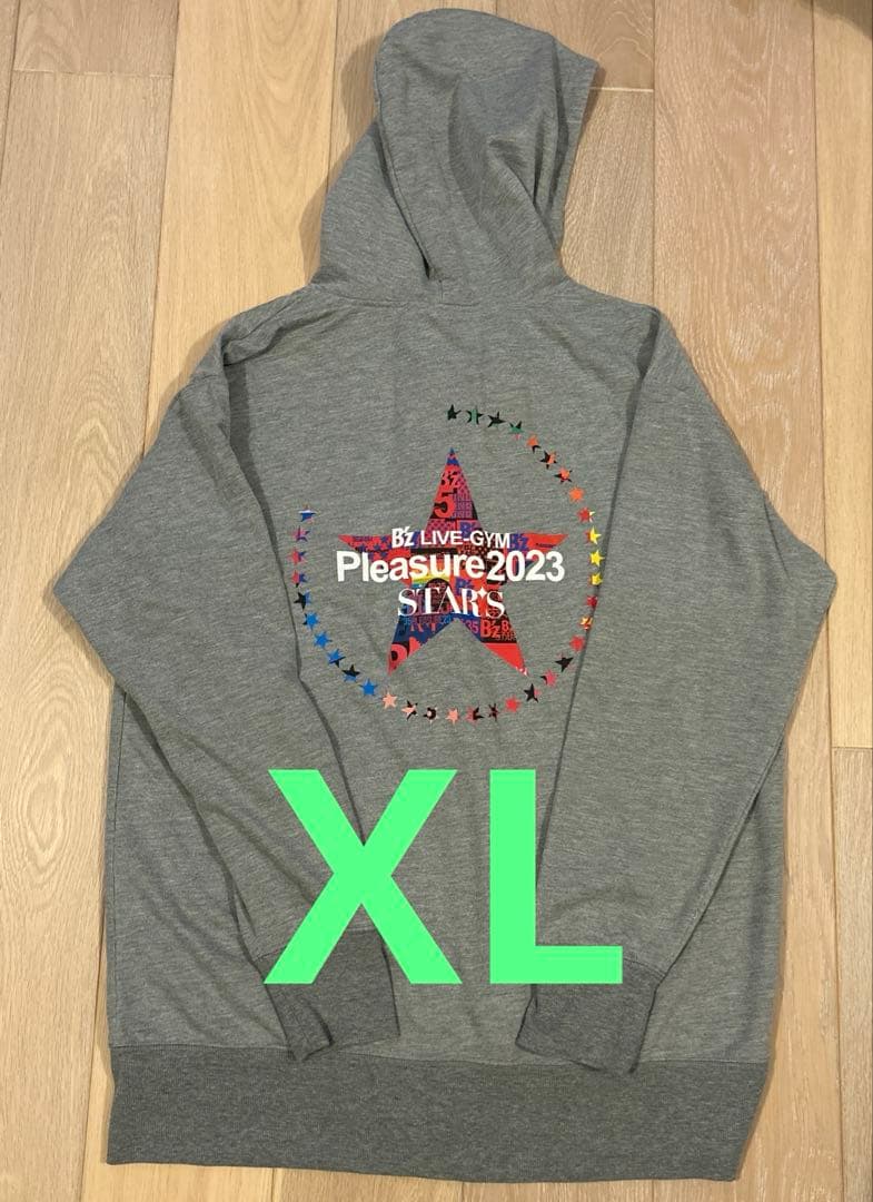 B'z Pleasure2023 STARS パーカー グレー　サイズ　XL