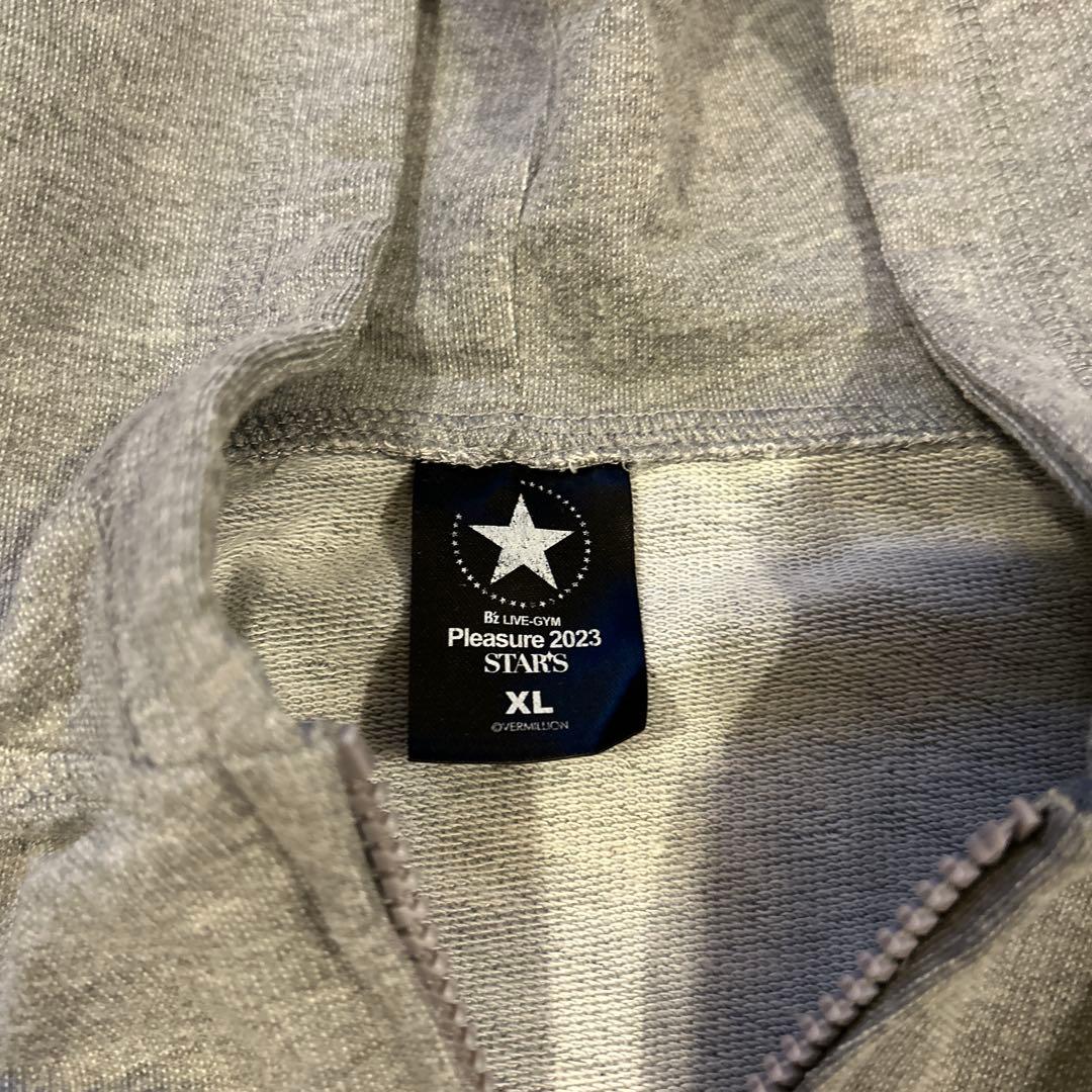 B'z Pleasure2023 STARS パーカー グレー　サイズ　XL