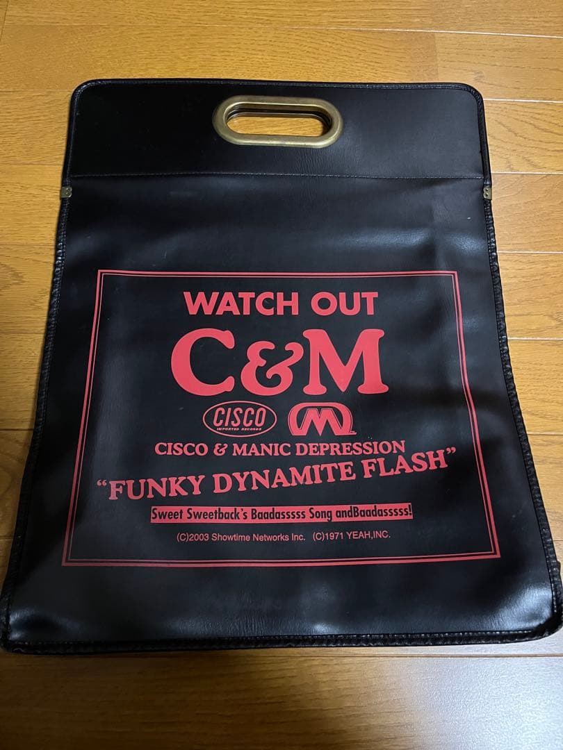 極美品 CISCO × manic depression レコードバッグ