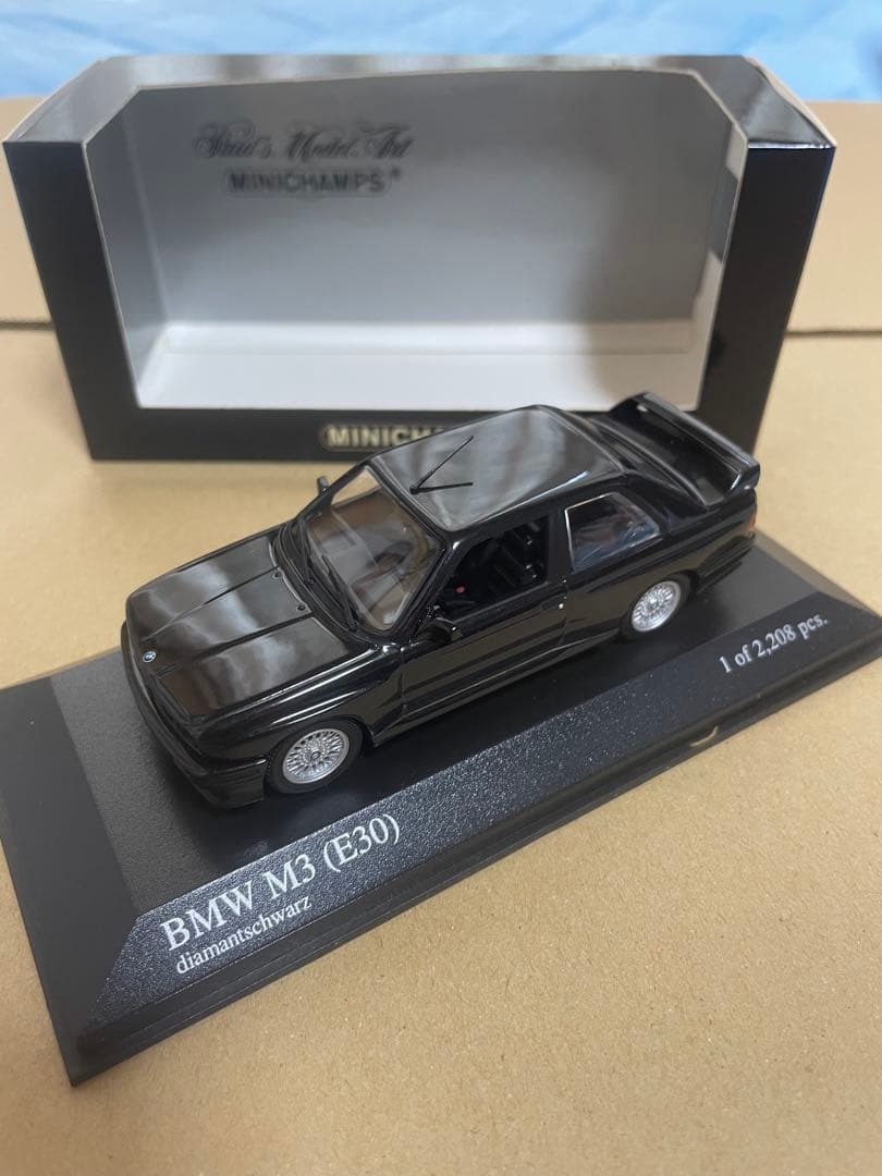 BMW M3 (E30) 1987 Silver 1/43 ミニカー