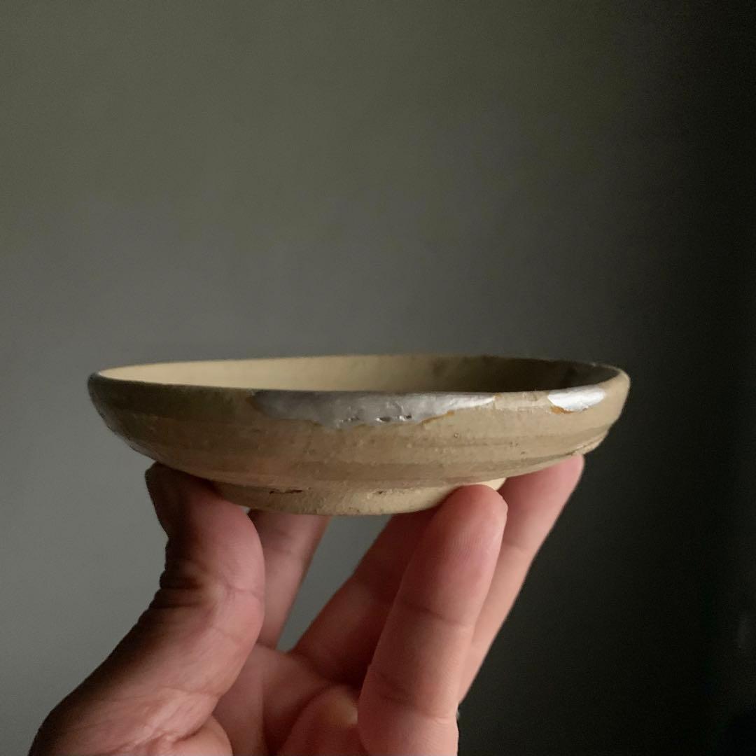 美濃 美濃型紙絵付け 小皿 平盃 酒器 古美術 古道具 アンティーク