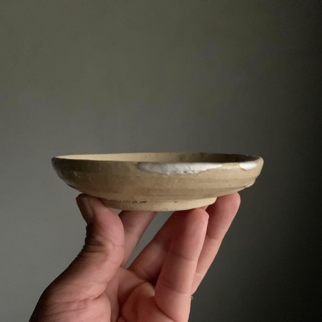 美濃 美濃型紙絵付け 小皿 平盃 酒器 古美術 古道具 アンティーク