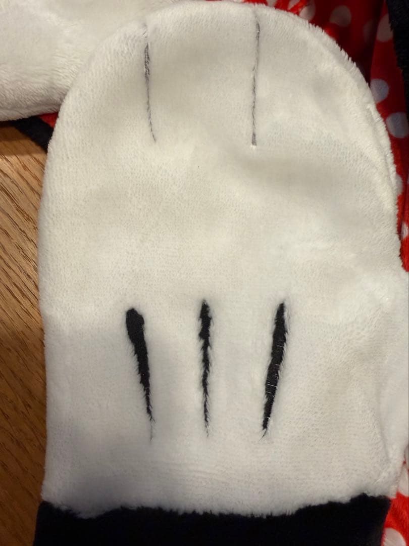 ミニーちゃん ファンキャップマフラーとヘアピンセット