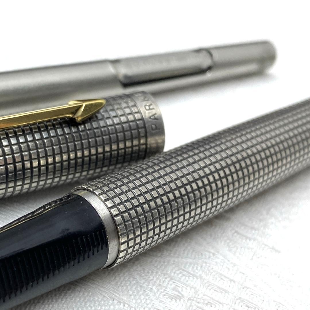 希少 パーカー75 初期型 スターリングシルバー 14K 65 万年筆