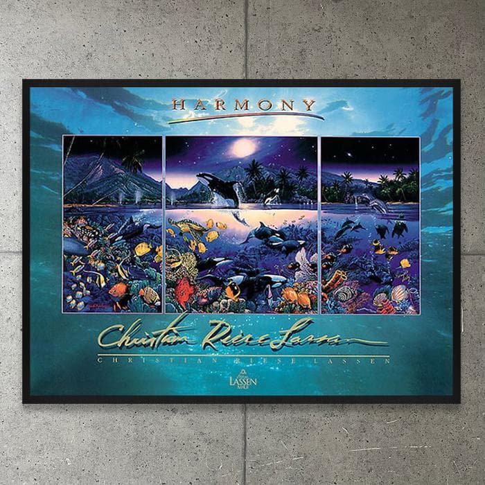 額装品/Harmony/クリスチャン ラッセン/アート/ポスター/インテリア