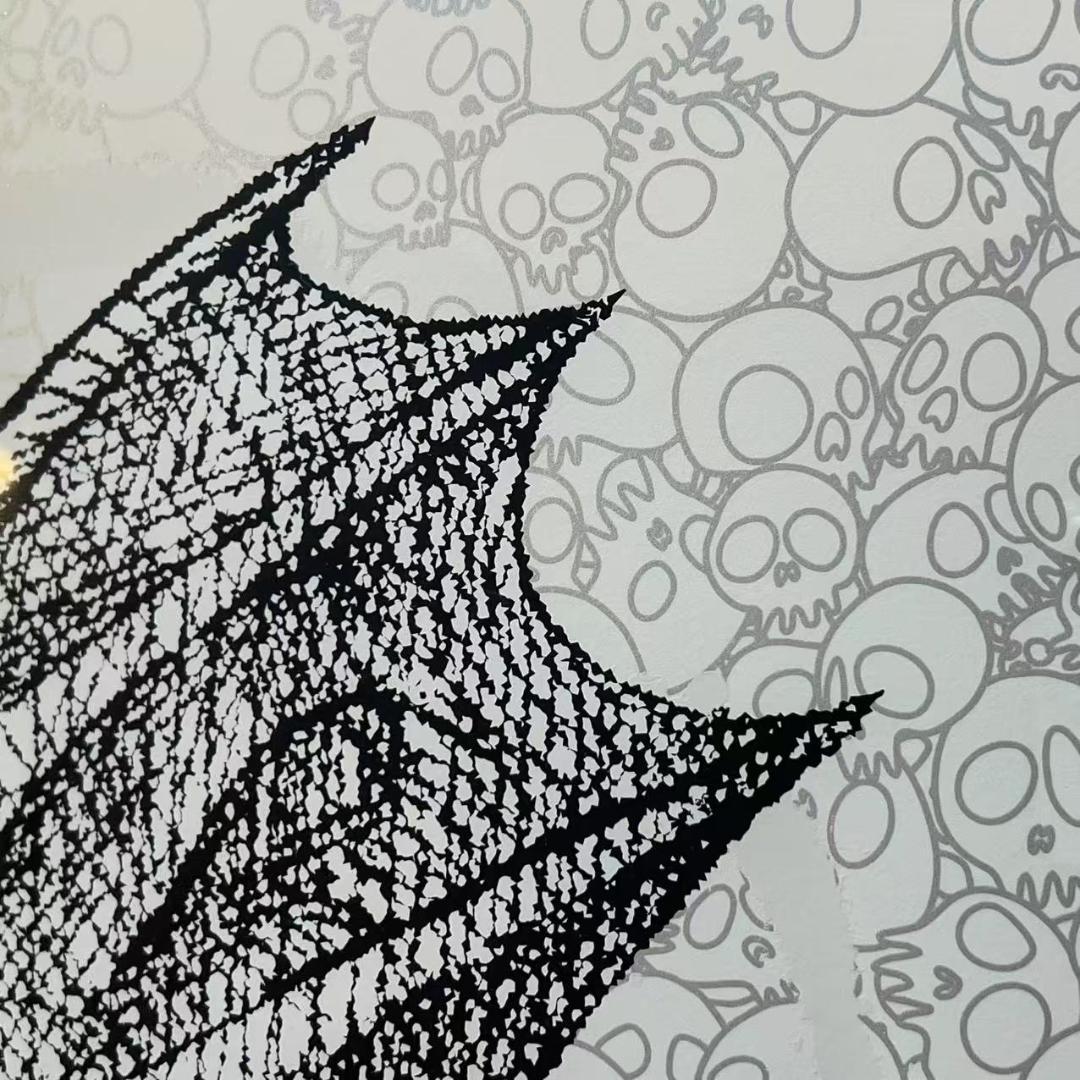 村上隆 版画 レッドドラゴン ホワイトプラチナ/ジェットブラック 2点セット