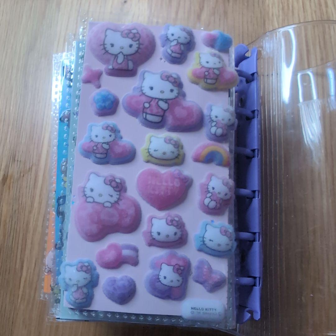 正規品 ボンボン プチ ミニ ウォーター デニム コットン おはじき シール帳