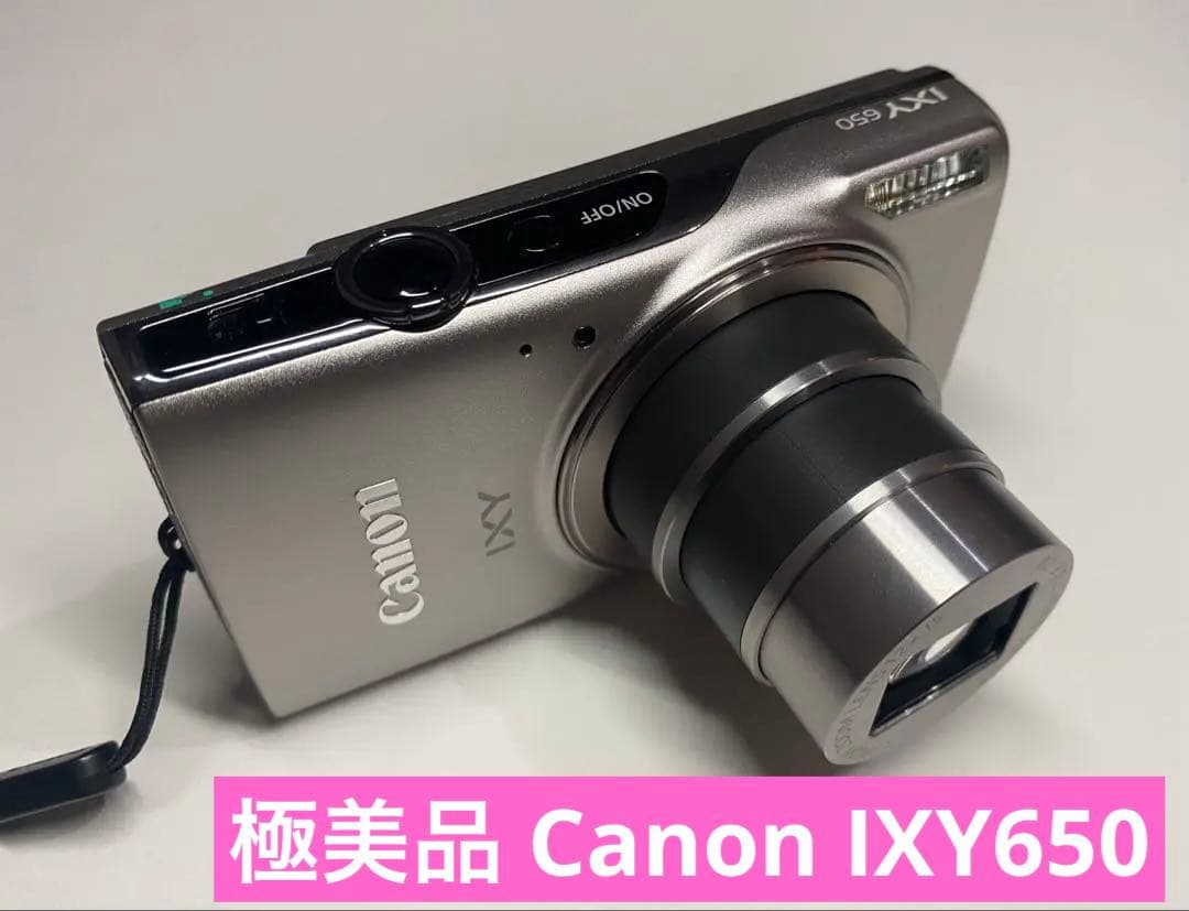 【極美品】Canon IXY650 イクシー シルバー 人気 デジタルカメラ