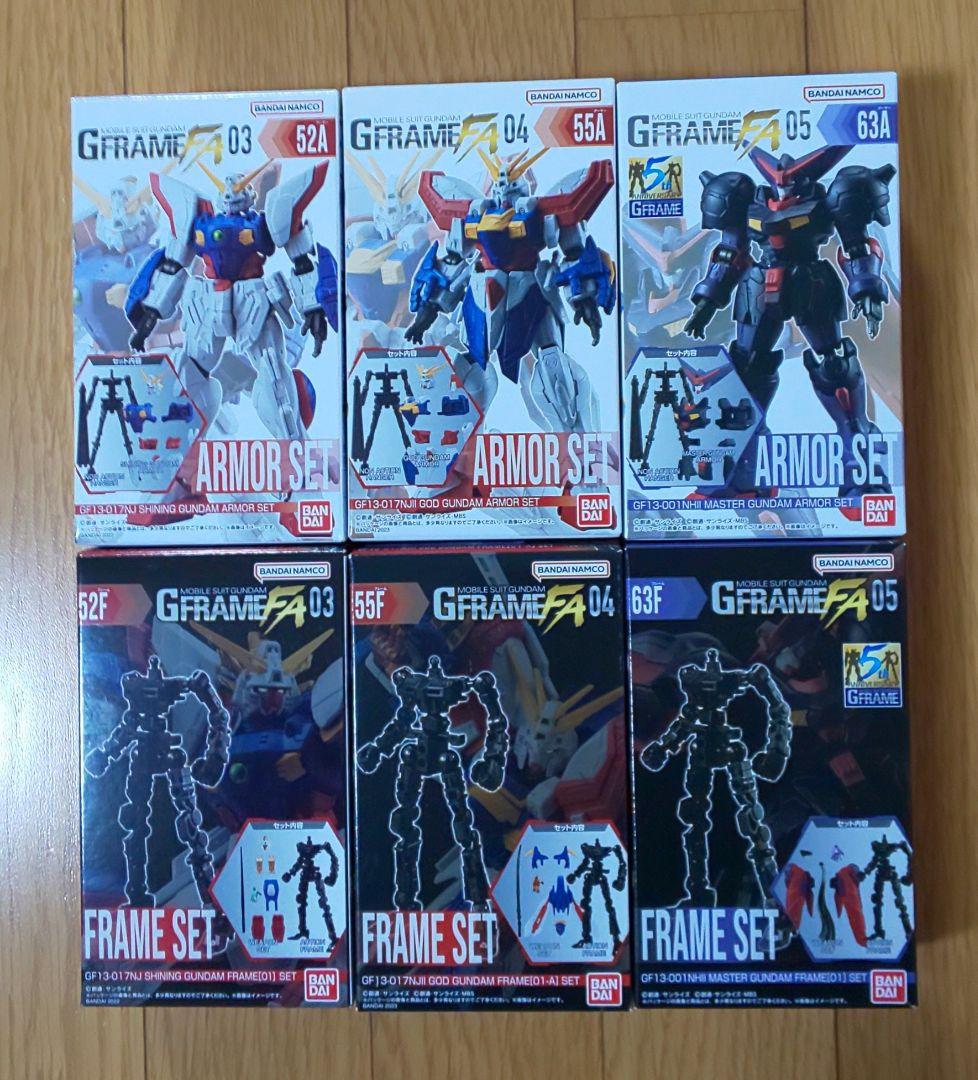 超激レア！入手困難品！GフレームFA機動武闘伝Gガンダム フルコンプリートセット