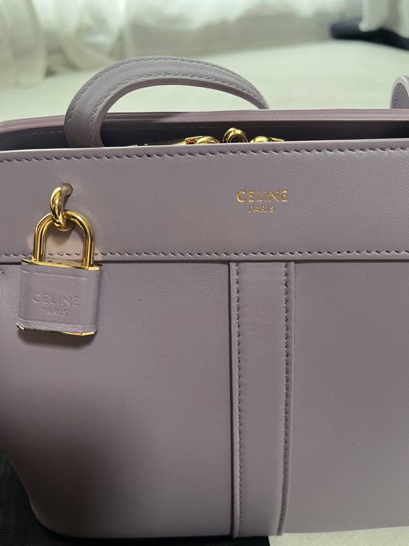 【値下】CELINE ティーン　カバ　ドゥフランス　レザー　ショルダーバッグ