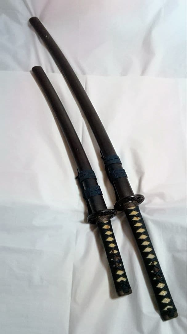 模造刀　2本セット　コスプレ　防犯　太刀　脇差し　ハ