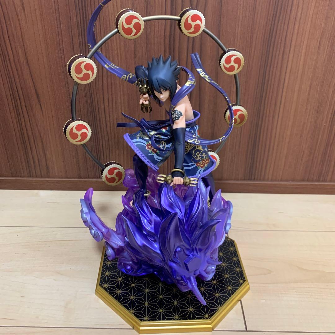 NARUTO G.E.M.シリーズ うちはサスケ 雷神 フィギュア