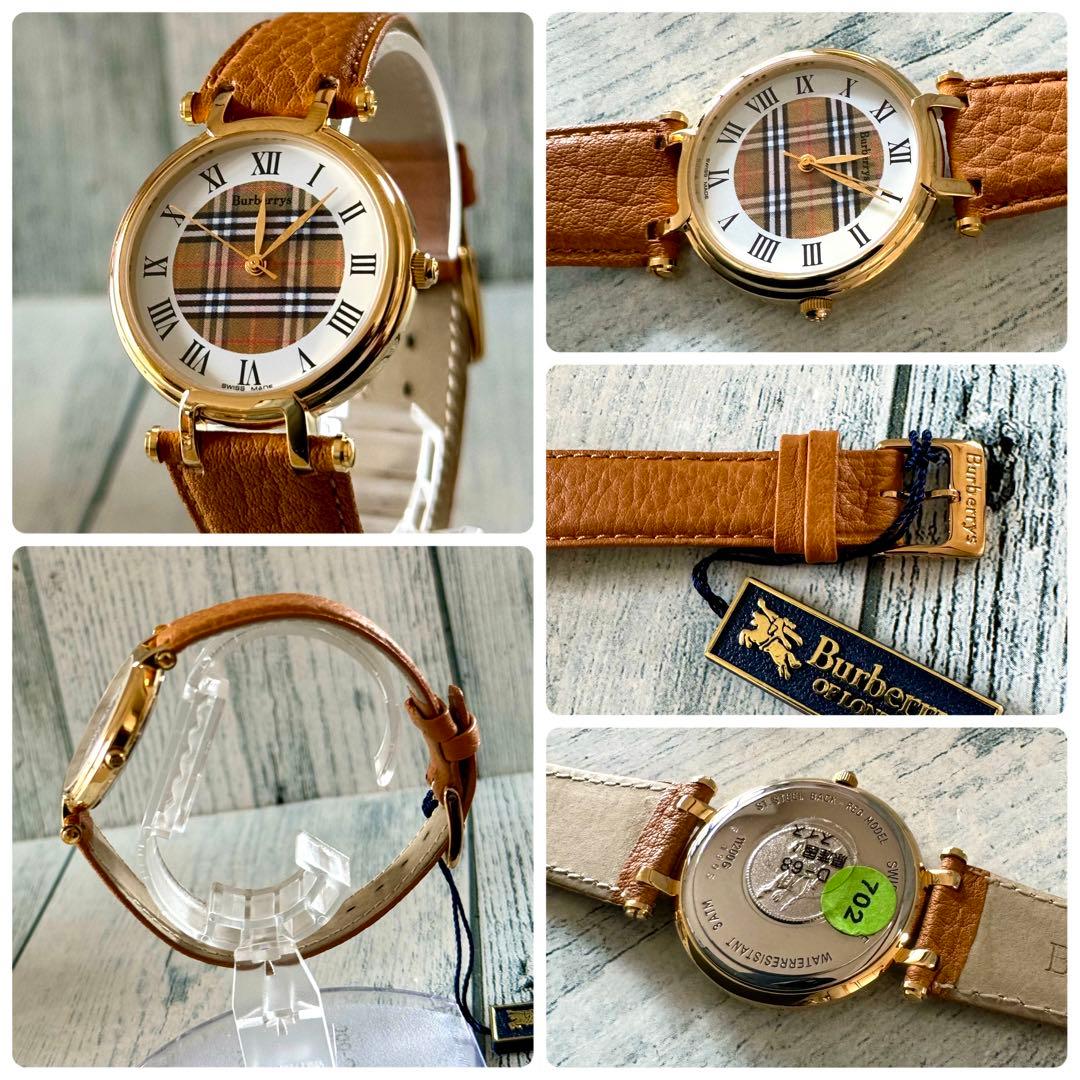 【電池交換済】Burberrys バーバリー 腕時計 チェック柄11200G