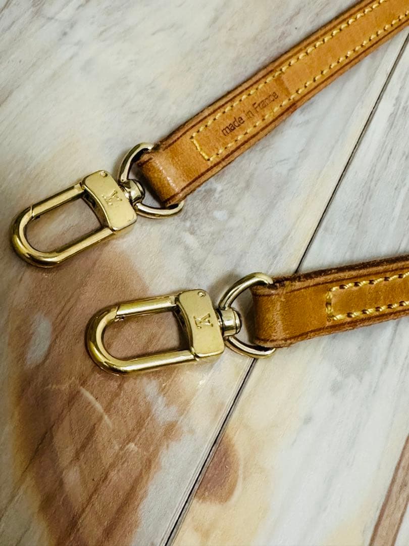 本日限定価格 正規品 ルイヴィトン ショルダー紐 ヌメ革 ストラップ バッグ