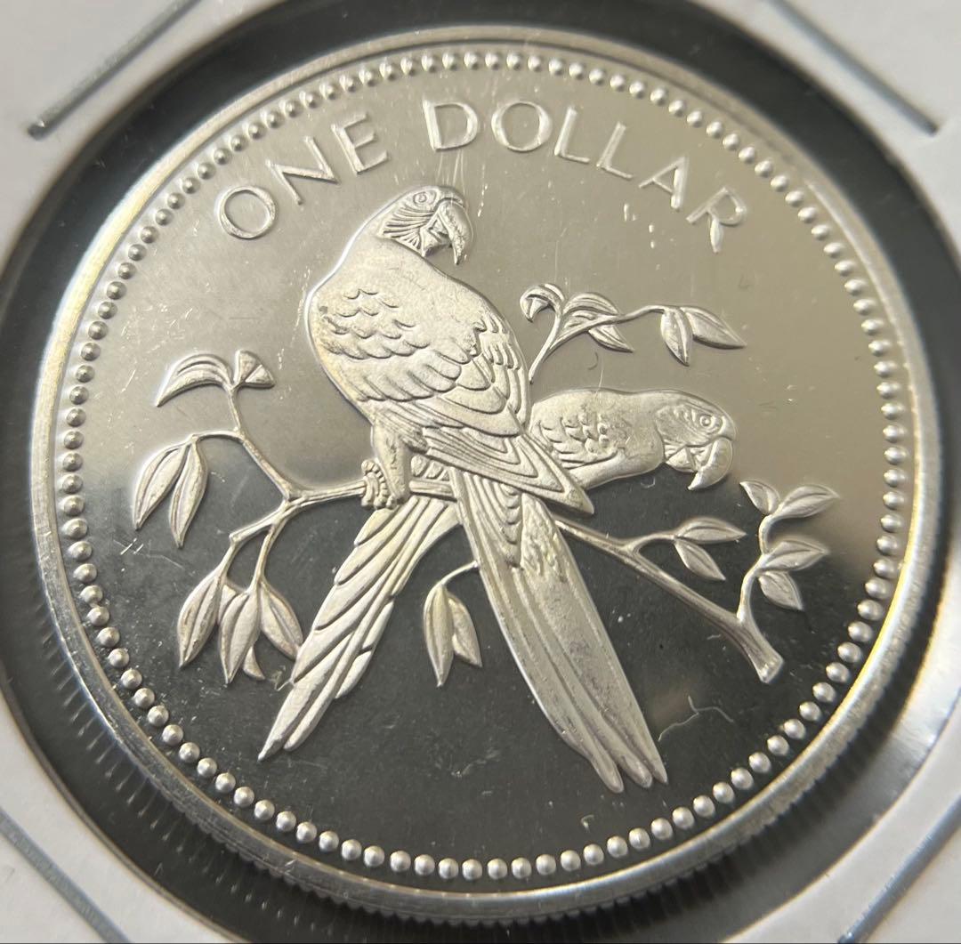 ベリーズ　1ドル〜1セントプルーフ銀貨　1975年　6枚まとめ