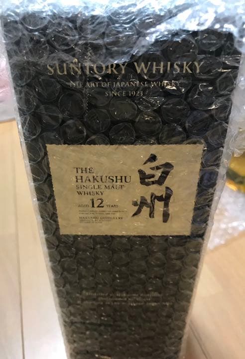 【希少】サントリーシングルモルトウィスキー白州12年