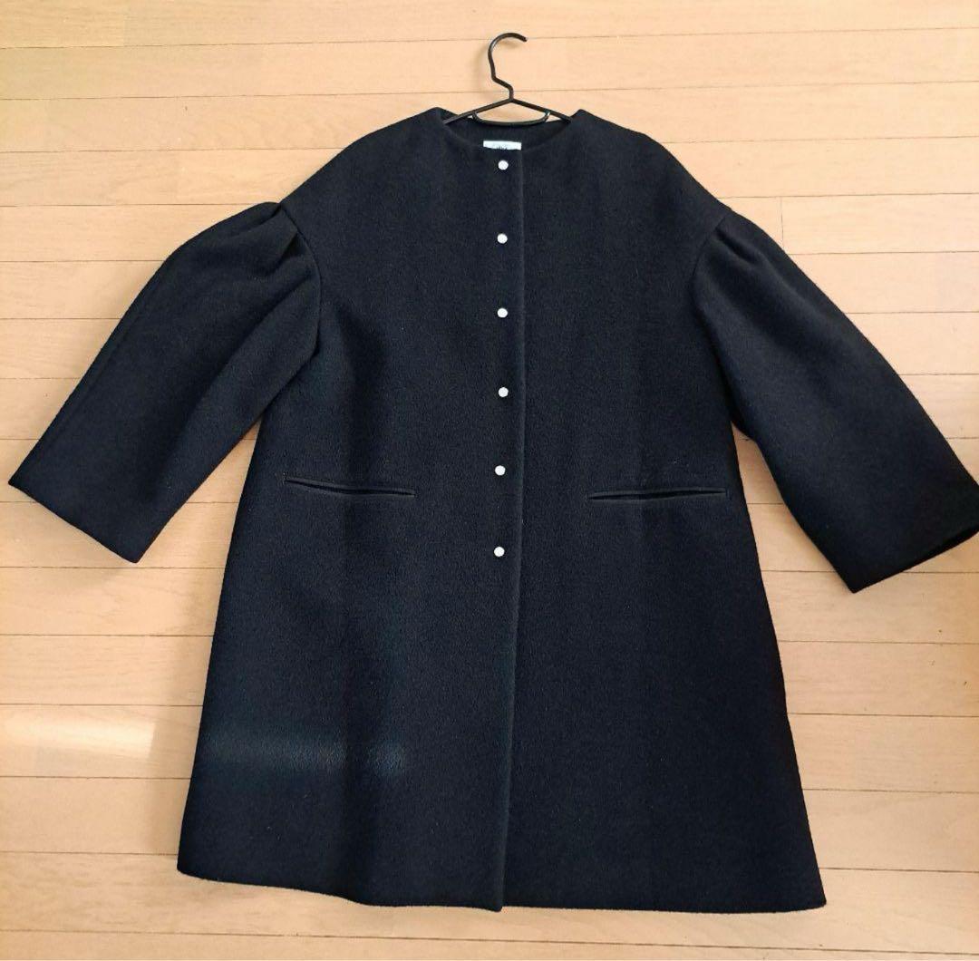 IENA コート　ブラック