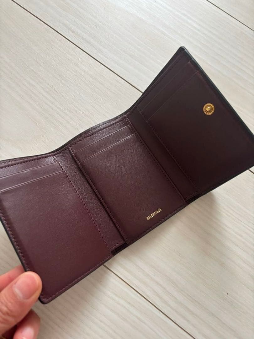 バレンシアガ　財布　ブラック の ウィメンズ ENVELOPE ミニ ウォレット