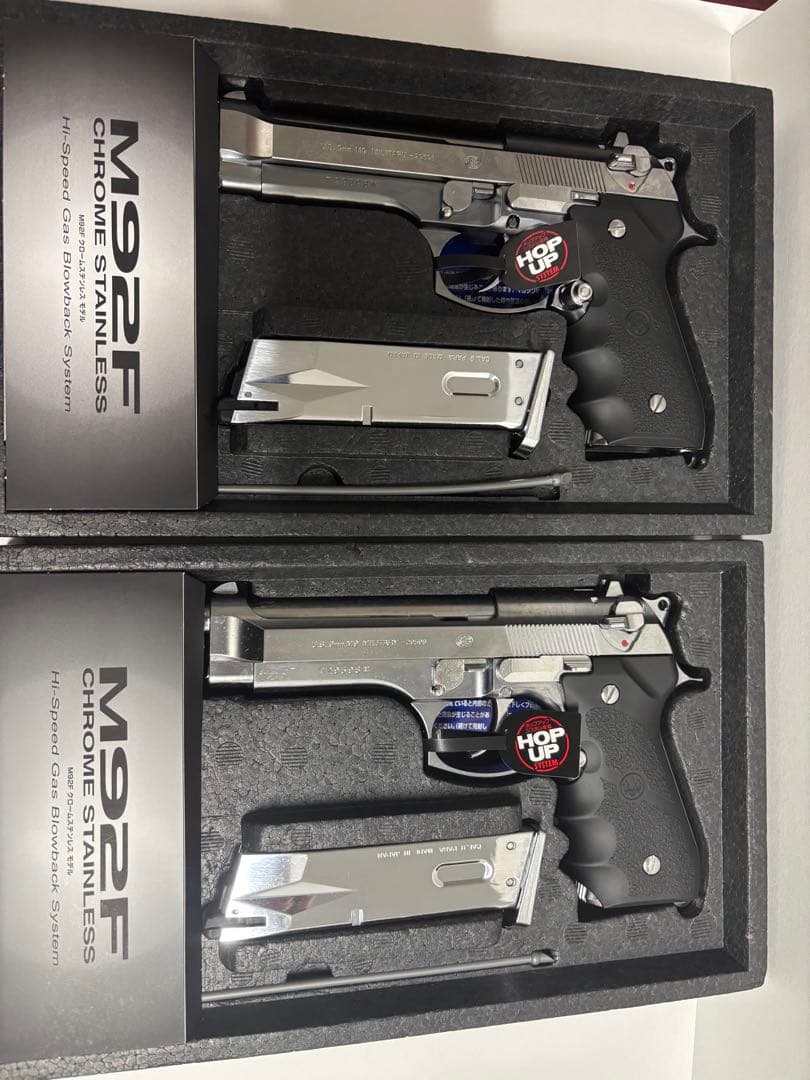 値下げ！東京マルイ M92Fクロームステンレス 2丁セット