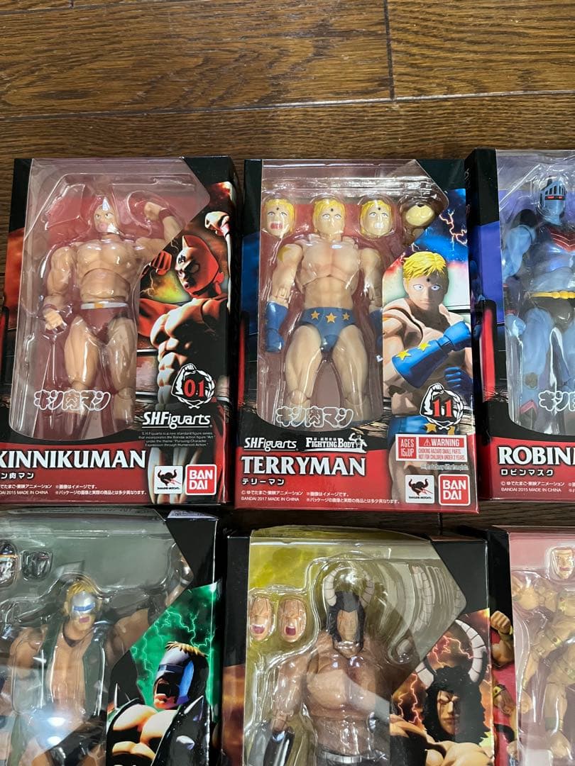 s.h. figuarts フィギュアーツ キン肉マン セット 17点