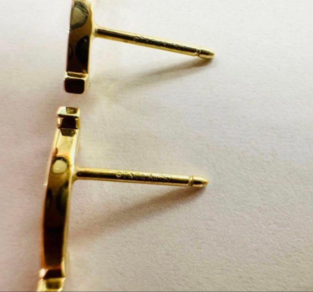 Tiffany & Co. K18YG スマイルピアス