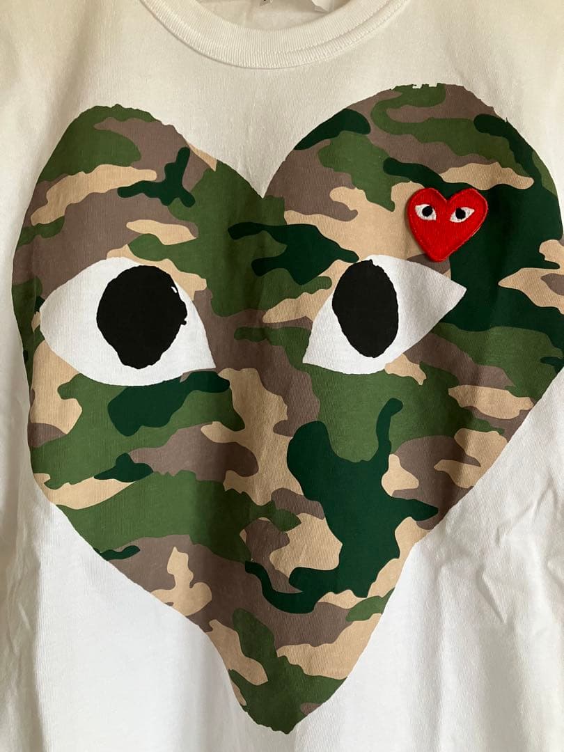 PLAY COMME des GARCONS カモフラージュハートTシャツ 迷彩