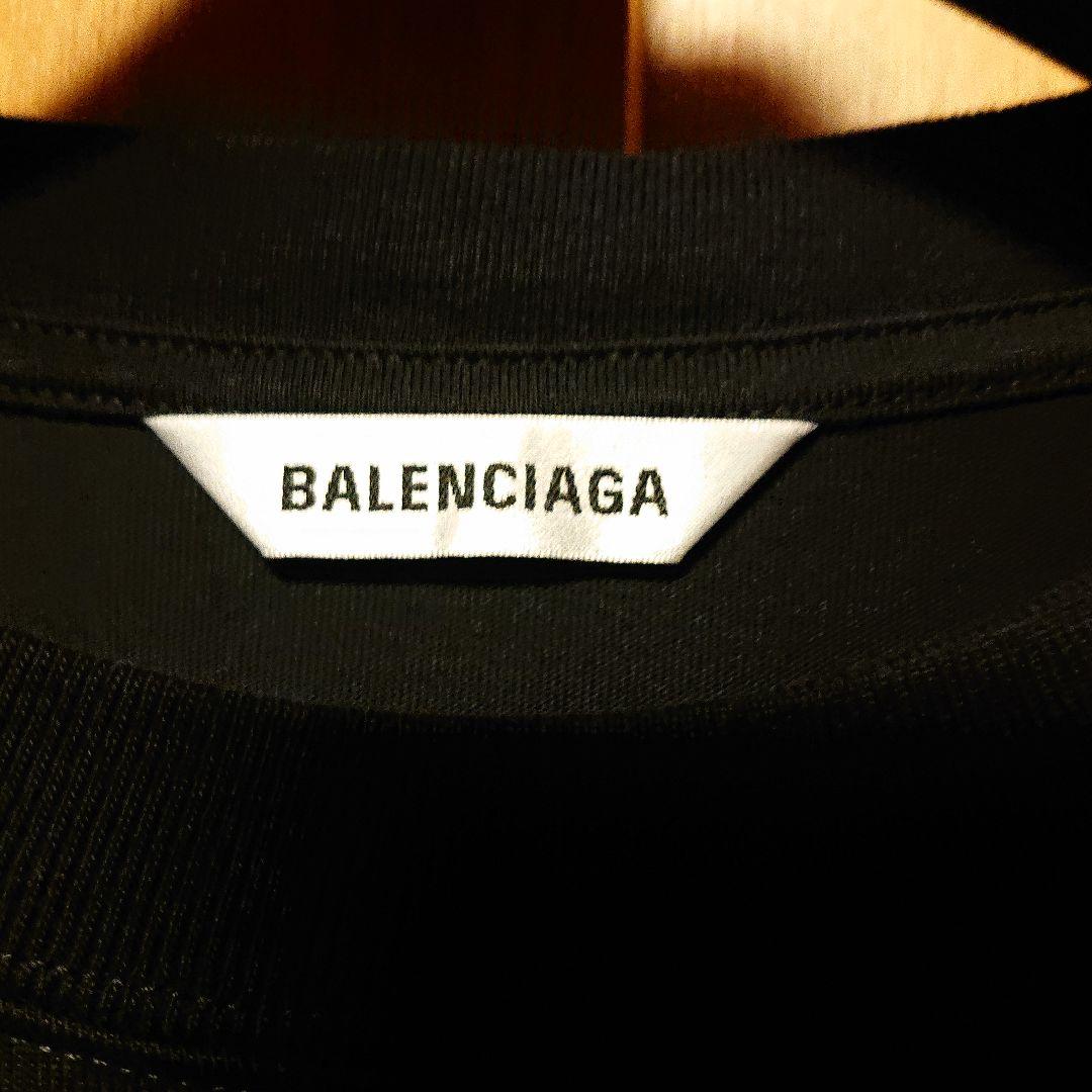 BALENCIAGA オーバーサイズ刺繍ロゴ Tシャツ サイズXS