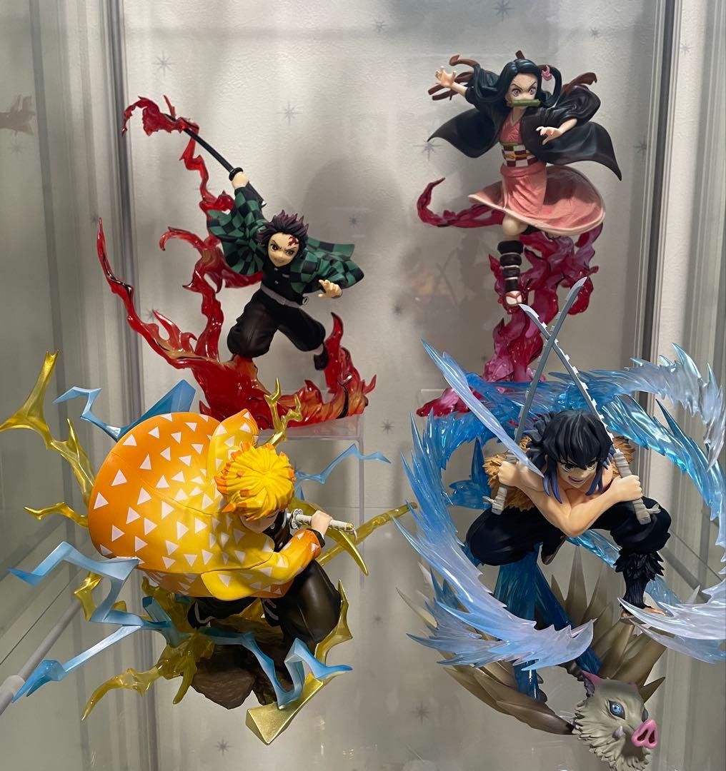 鬼滅の刃 フィギュア フィギュアーツ 竈門炭治郎 禰豆子 我妻善逸 嘴平伊之助