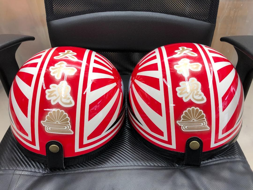 コルク半　カスタム　富士日章　三つボタン　赤白　文字ありセット　高級クリヤ