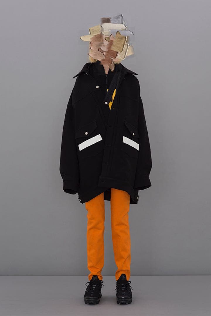 【美品】NEON SIGN 18AW オーバーサイズ コート BIG G