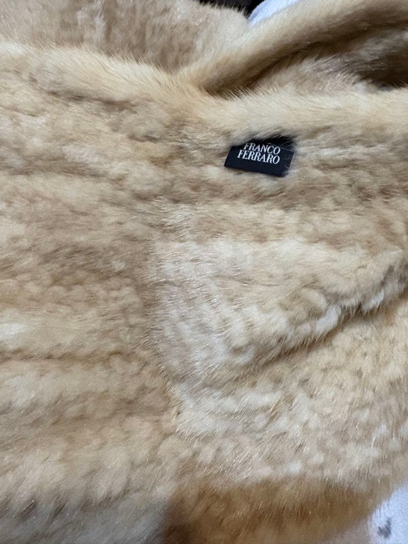 ミンクベージュ ファーマフラー