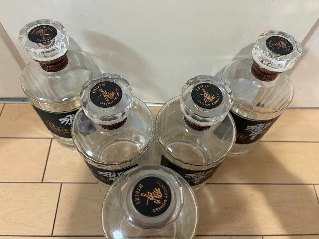 Hibiki 21年 ジャパニーズウイスキー 750ml 空瓶5本セット