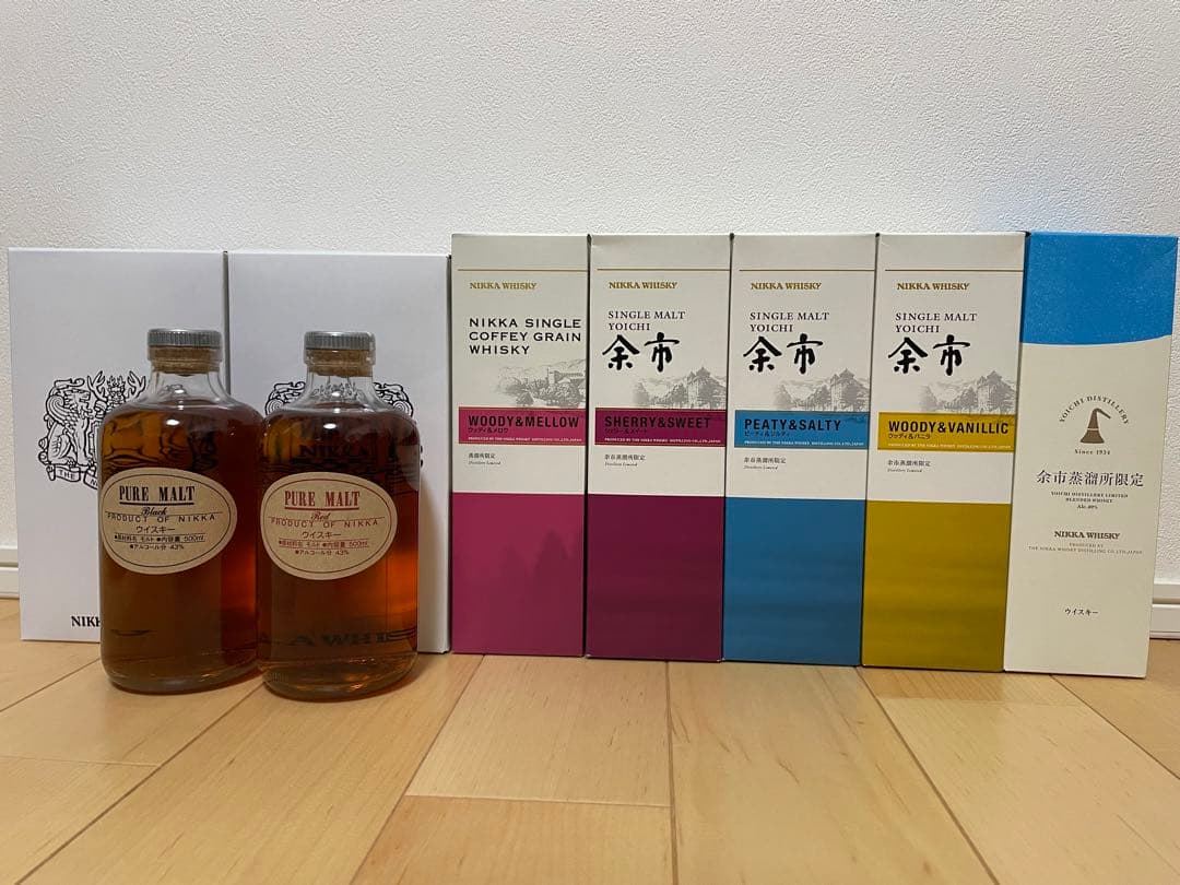 【匿名配送】　余市蒸溜所限定　ウイスキー　7種セット