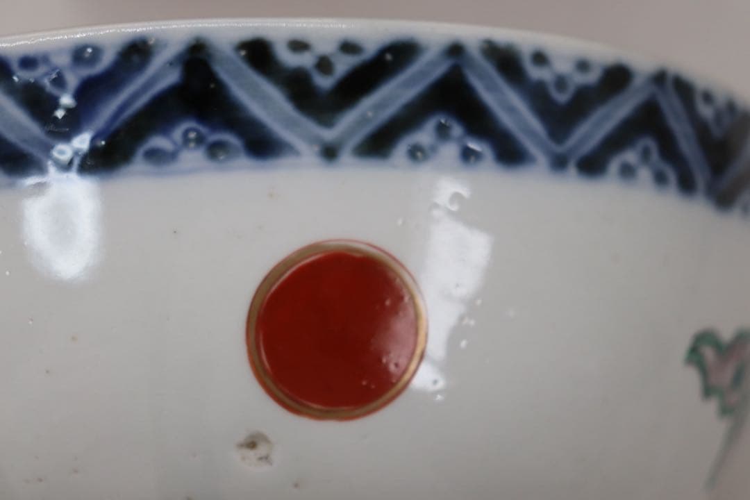 江戸　伊万里錦絵大鉢2点　共箱　送料込み250518