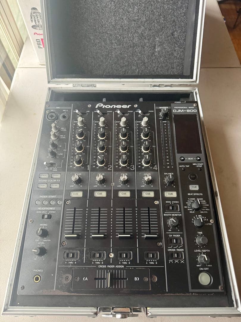 Pioneer DJM-800 DJミキサー ケース付き