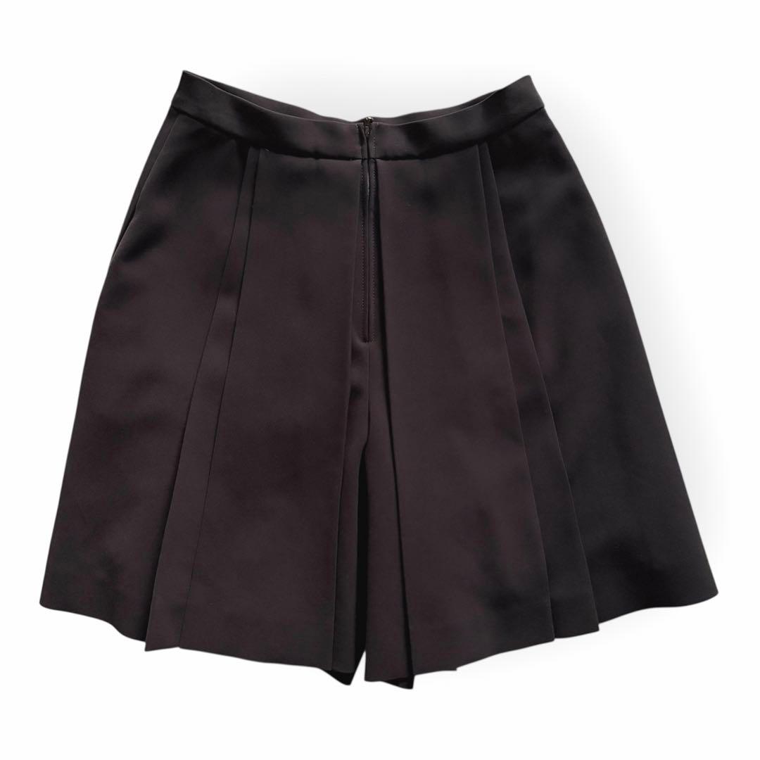 極美品❤︎FOXEY NEW YORK プリーツキュロットスカート 38 黒