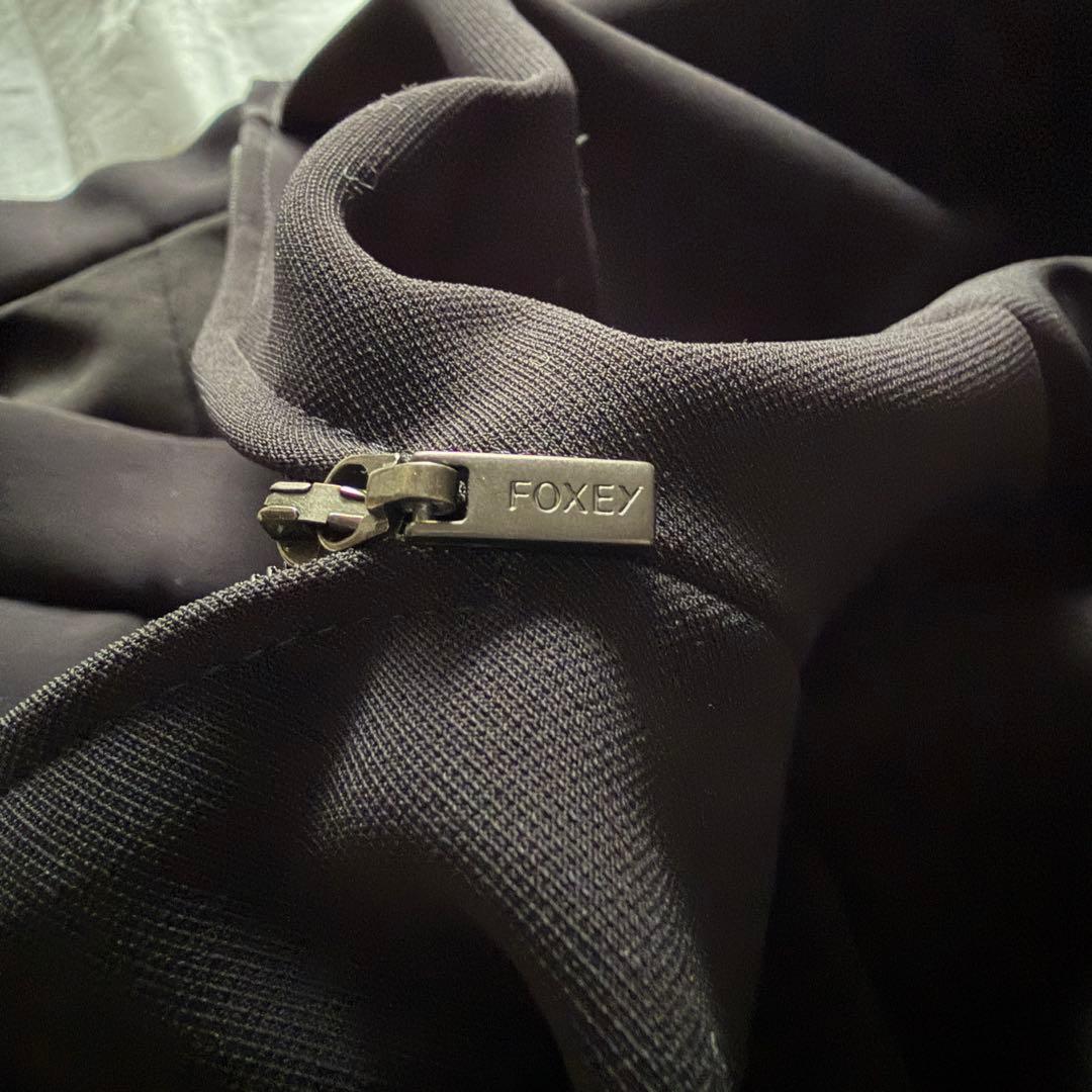 極美品❤︎FOXEY NEW YORK プリーツキュロットスカート 38 黒