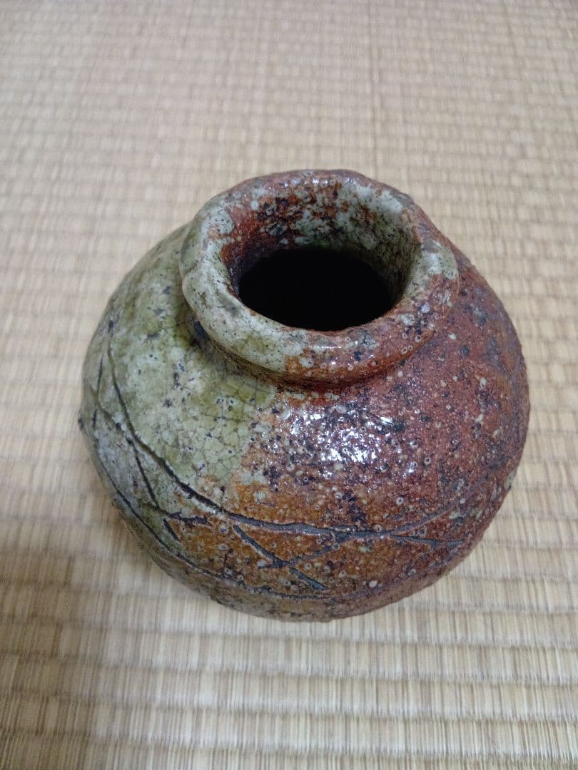 骨董品　壺　希少　未使用　極美品　小壺　陶器　工芸　陶芸