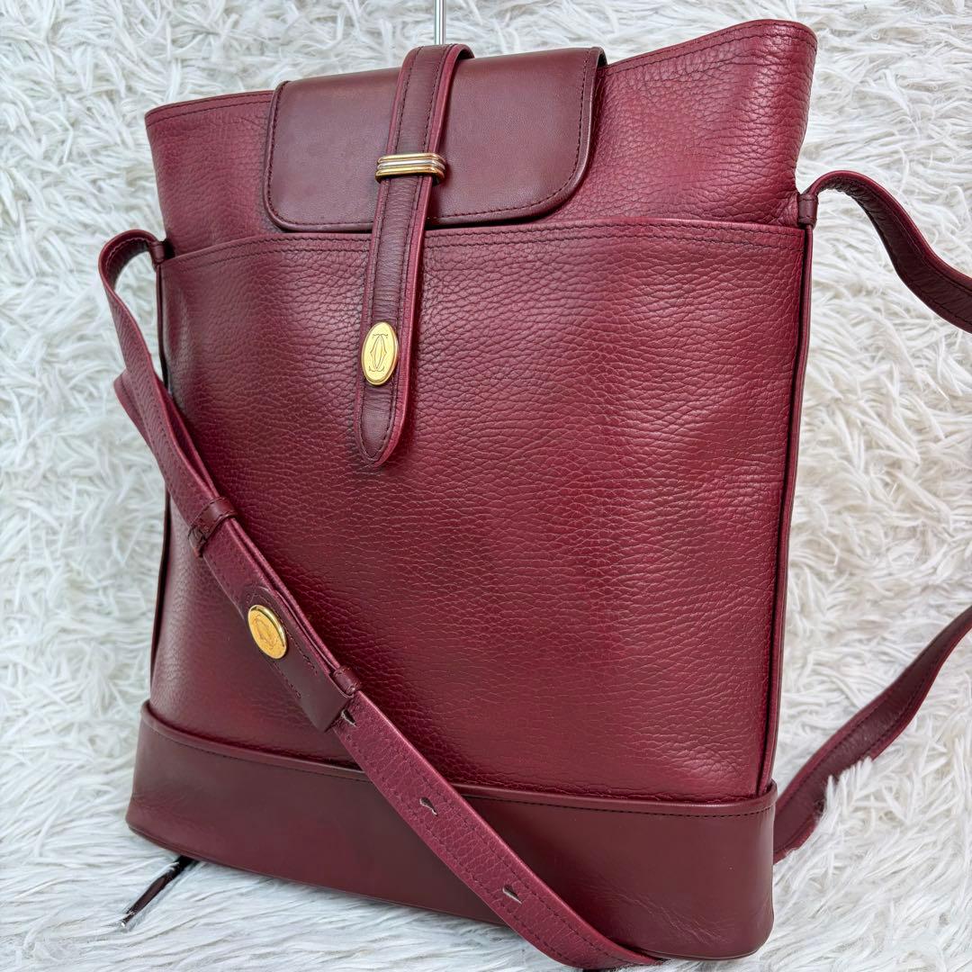 美品✨Cartier カルティエ マストライン トリニティ ショルダーバッグ