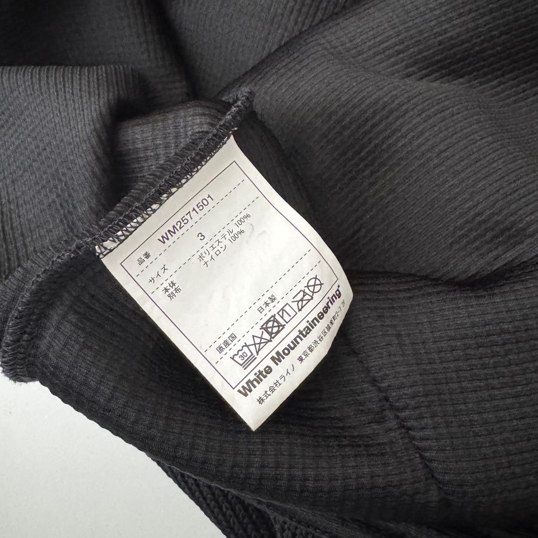 あ*め様 White Mountaneering ZIP HOODIE Blac