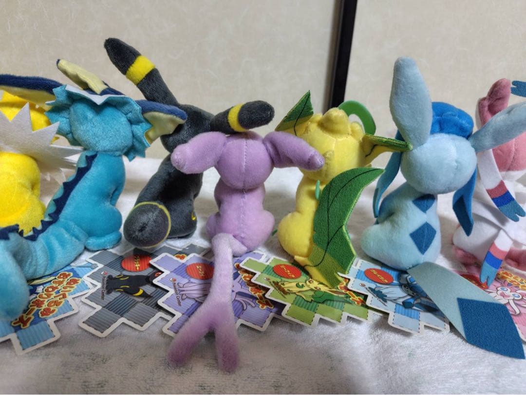 ポケットモンスター おすわりポーズ ぬいぐるみ ブイズ ９点　2013 #12