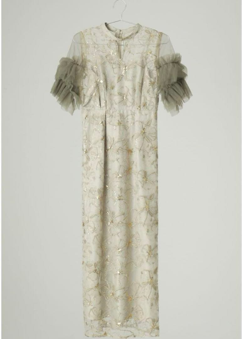 niana スパンコール刺繍レース オケージョンドレス