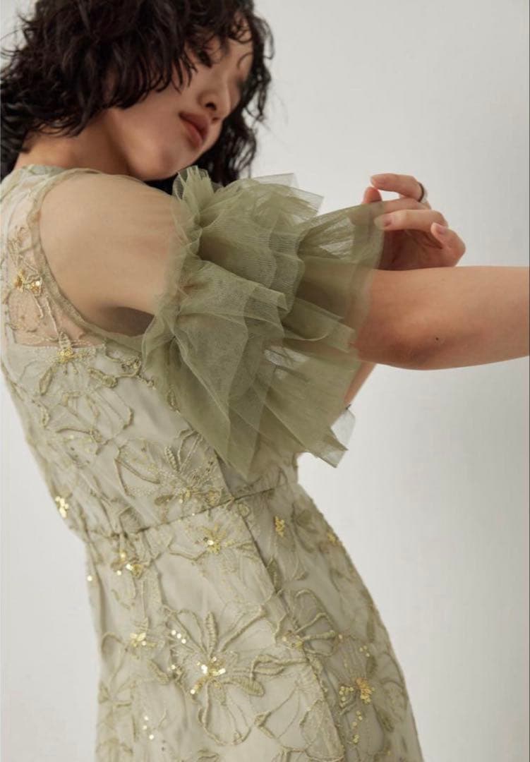 niana スパンコール刺繍レース オケージョンドレス