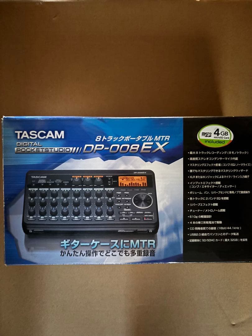 TASCAM DP-008EX デジタルマルチトラックレコーダー