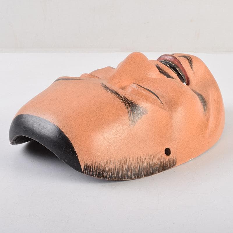 能面　能楽　雅楽　木彫　怪士　V　R9493